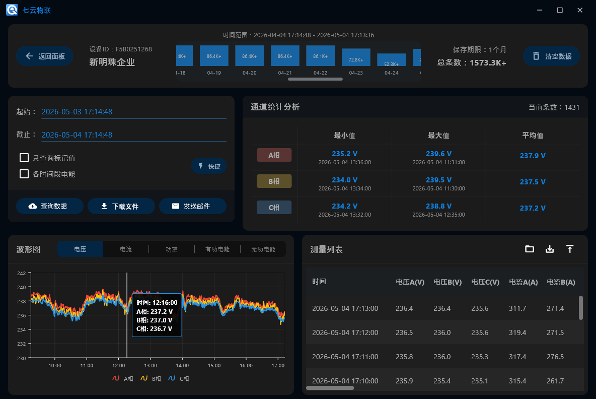 云端数据查询